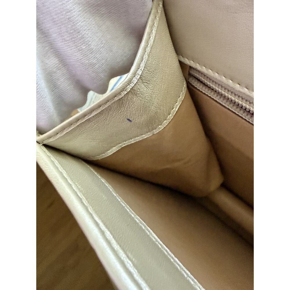 Bottega Veneta Rare‎ Vintage Intrecciato Top Handle Kelly Handbag Off White - Picture 10 of 16